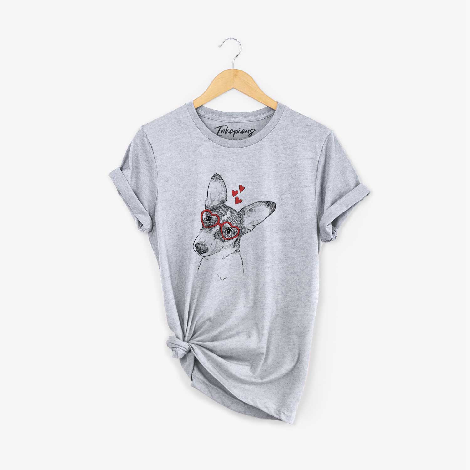 Valentine Dexter the Corgi - Unisex Crewneck