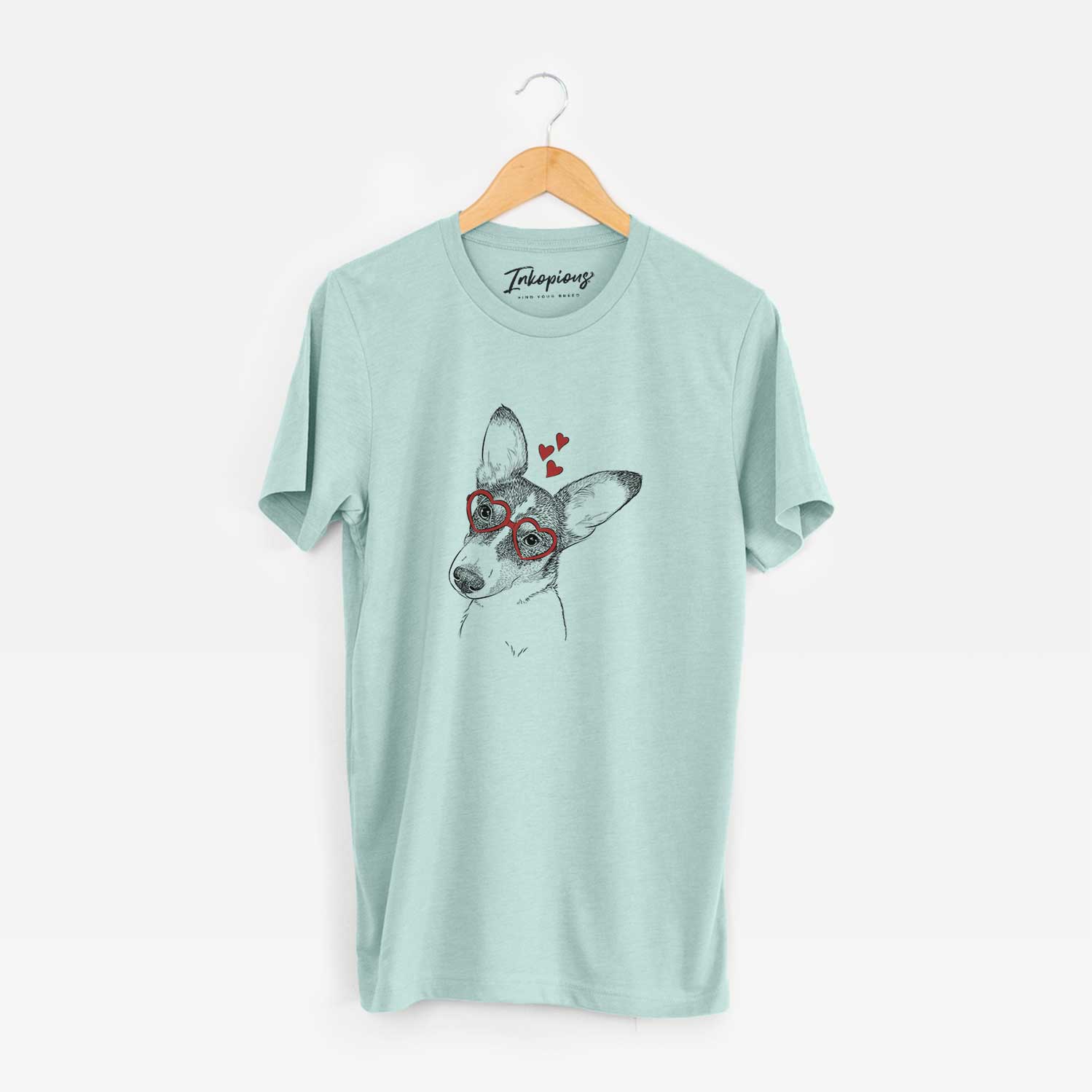 Valentine Dexter the Corgi - Unisex Crewneck