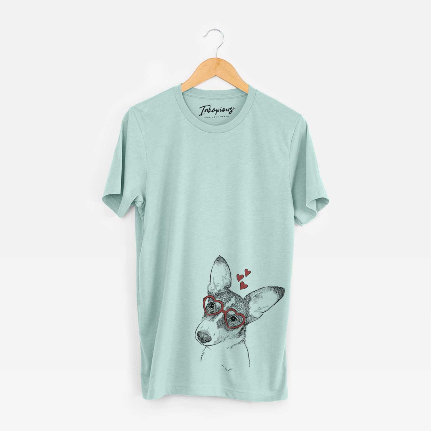 Valentine Dexter the Corgi - Unisex Crewneck