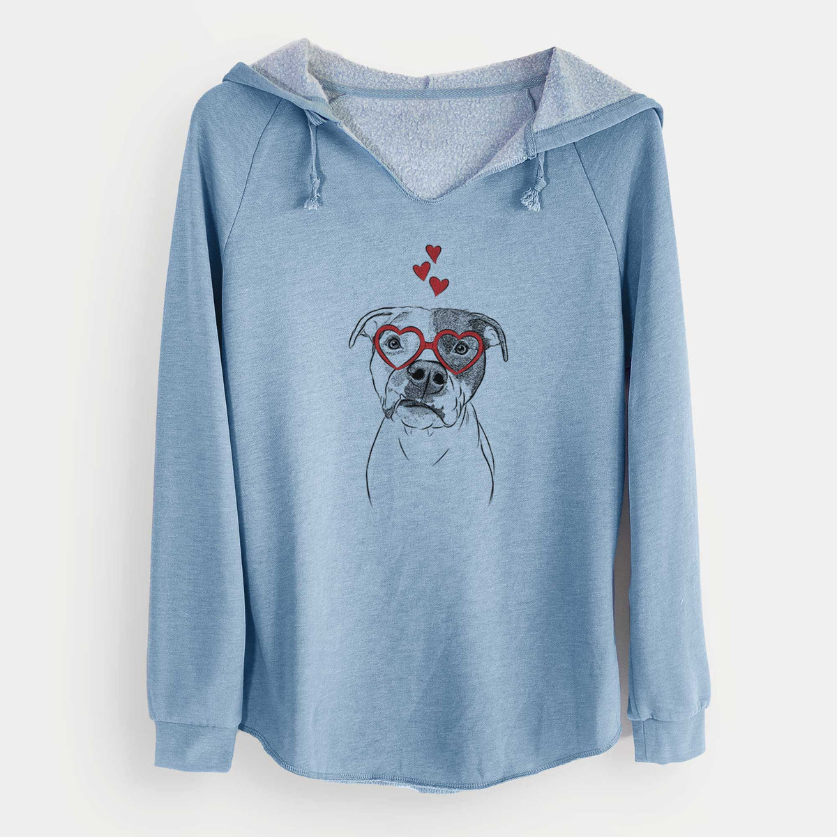 Valentine Dexter the Pitbull - Cali Wave Hooded Sweatshirt