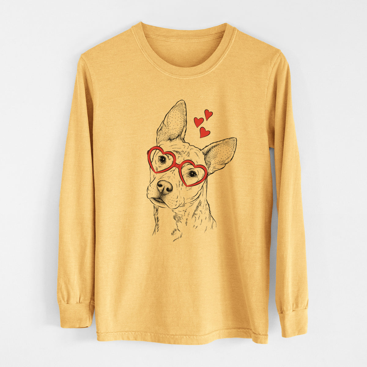 Valentine Diesel the Mixed Breed - Heavyweight 100% Cotton Long Sleeve