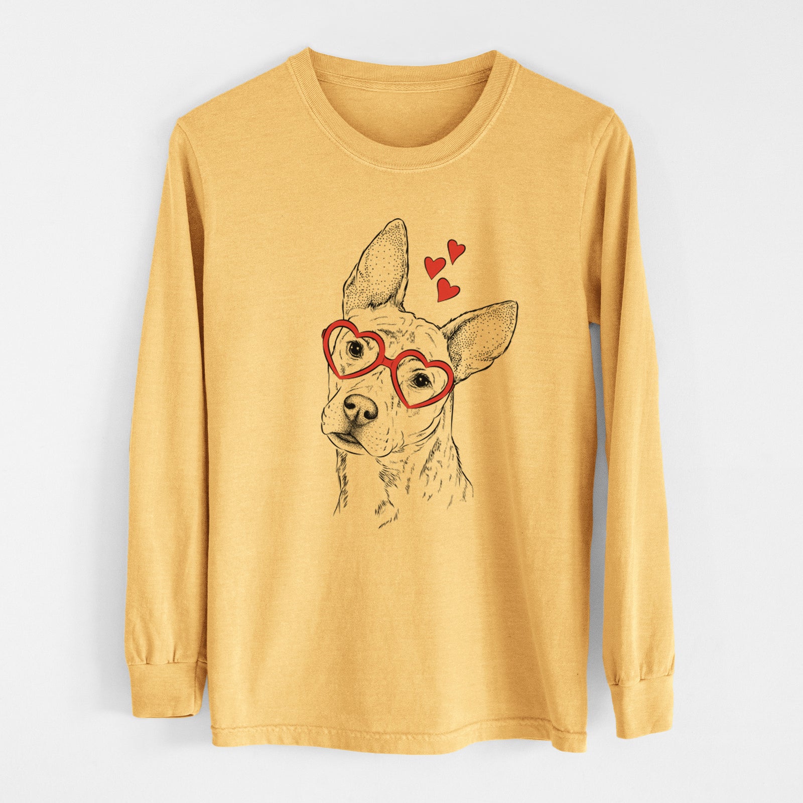 Valentine Diesel the Mixed Breed - Heavyweight 100% Cotton Long Sleeve