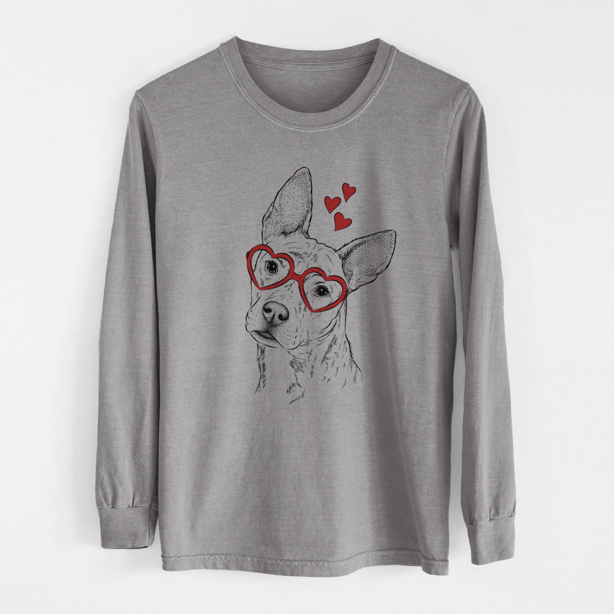 Valentine Diesel the Mixed Breed - Heavyweight 100% Cotton Long Sleeve