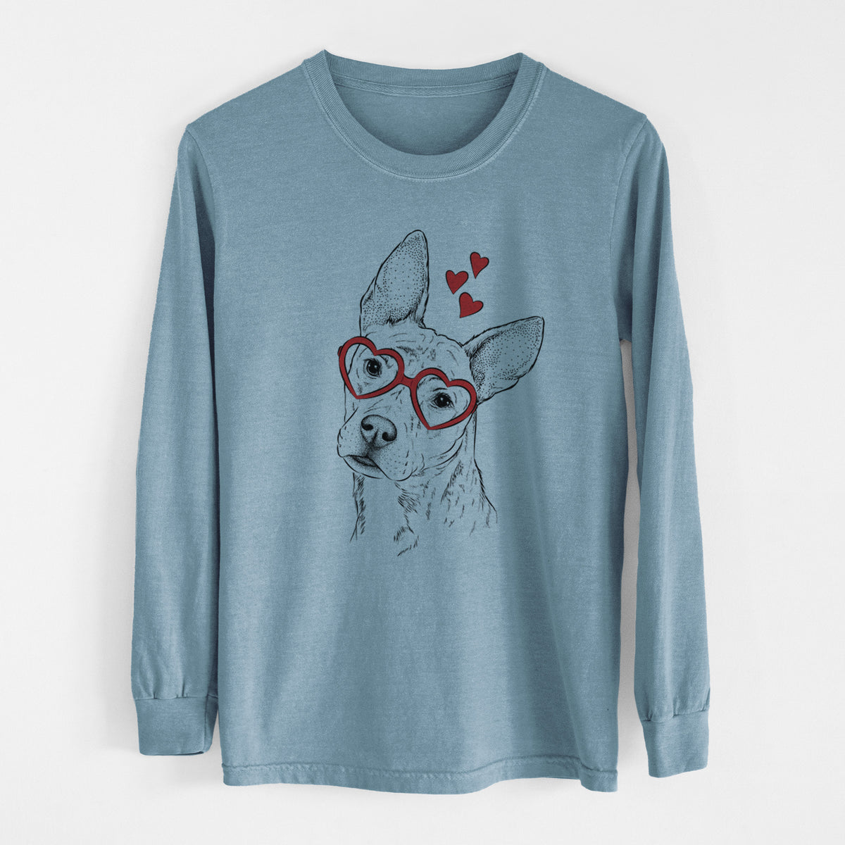Valentine Diesel the Mixed Breed - Heavyweight 100% Cotton Long Sleeve