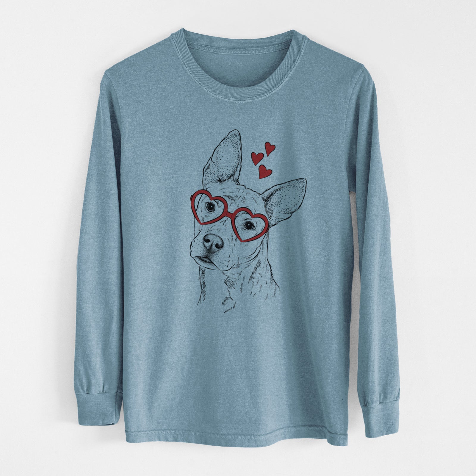 Valentine Diesel the Mixed Breed - Heavyweight 100% Cotton Long Sleeve
