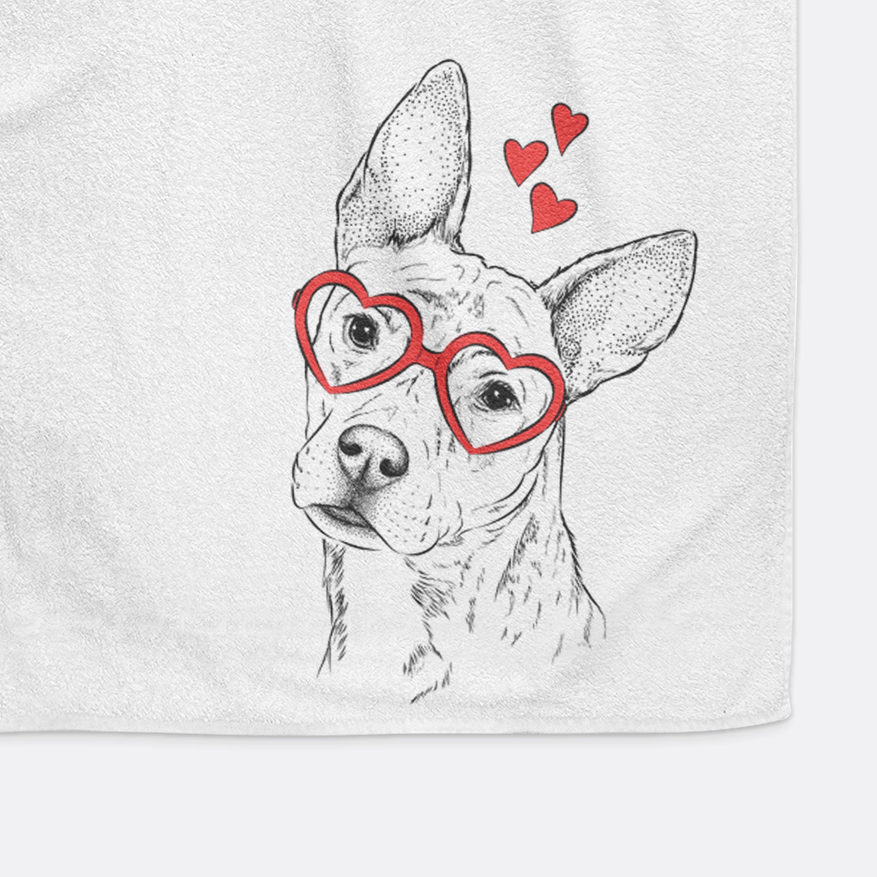 Diesel the Mixed Breed Decorative Hand Towel