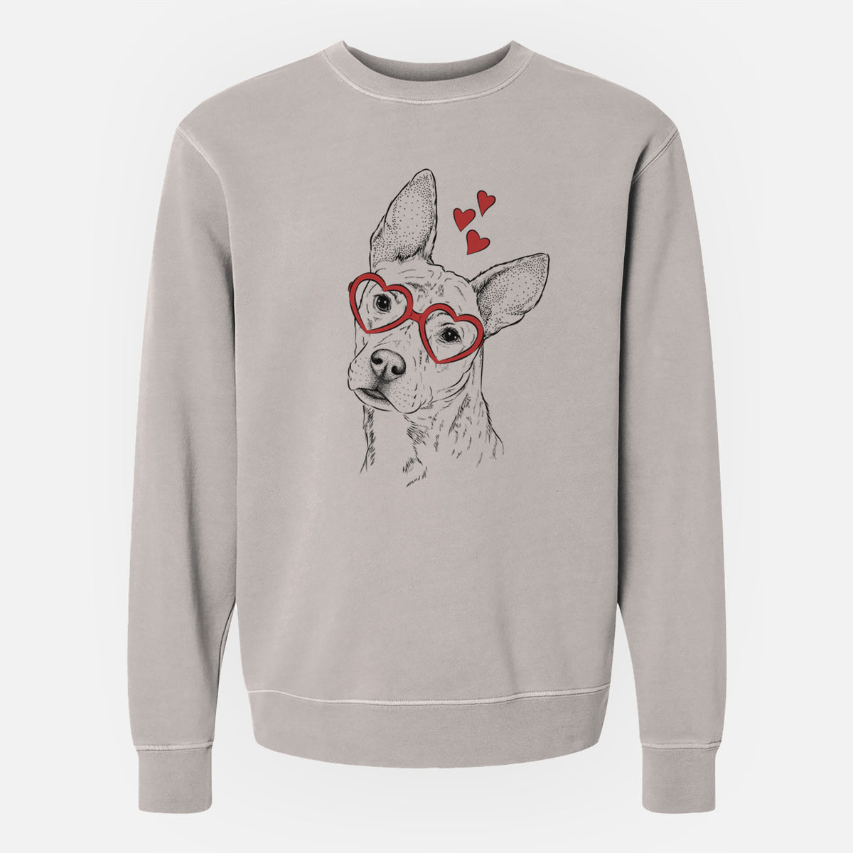 Valentine Diesel the Mixed Breed - Unisex Pigment Dyed Crew Sweatshirt