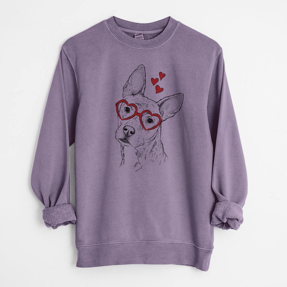 Valentine Diesel the Mixed Breed - Unisex Pigment Dyed Crew Sweatshirt