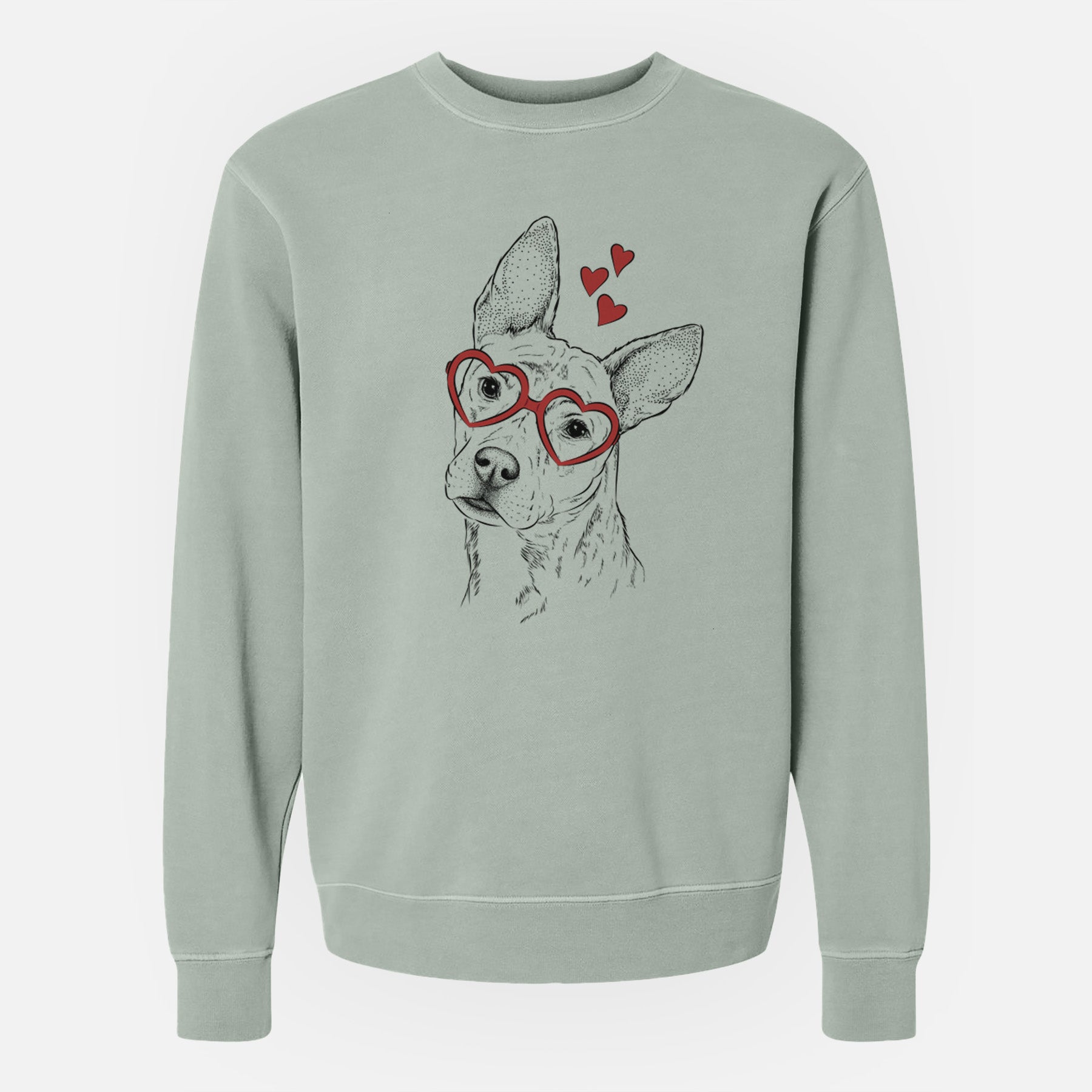 Valentine Diesel the Mixed Breed - Unisex Pigment Dyed Crew Sweatshirt