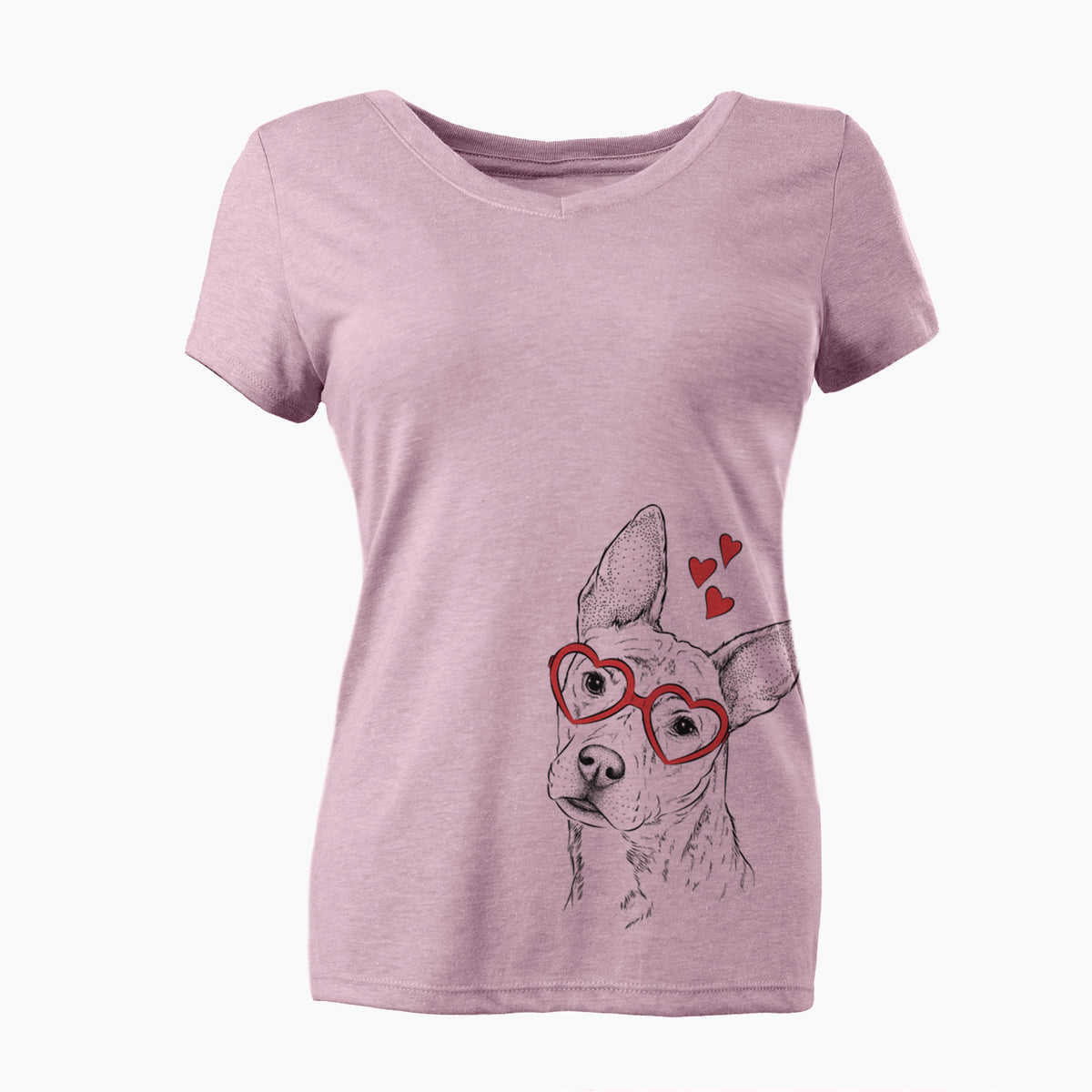Valentine Diesel the Mixed Breed - Women's Perfect V-neck Shirt