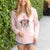 Valentine Dilly the Saint Bernard - Cali Wave Hooded Sweatshirt