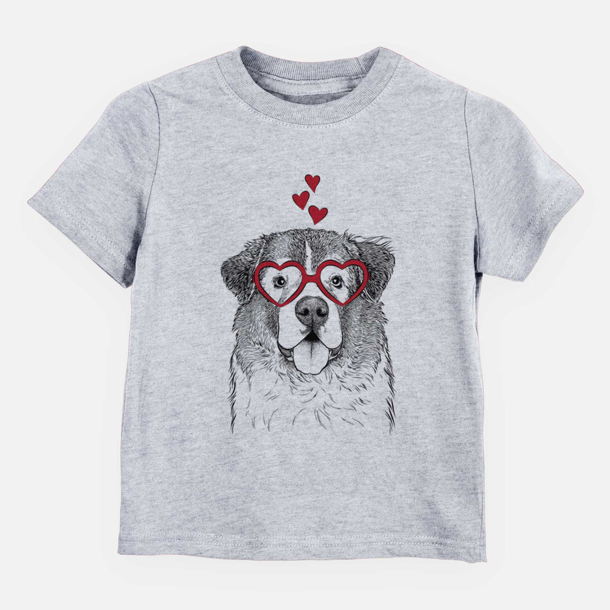 Valentine Dilly the Saint Bernard - Kids/Youth/Toddler Shirt