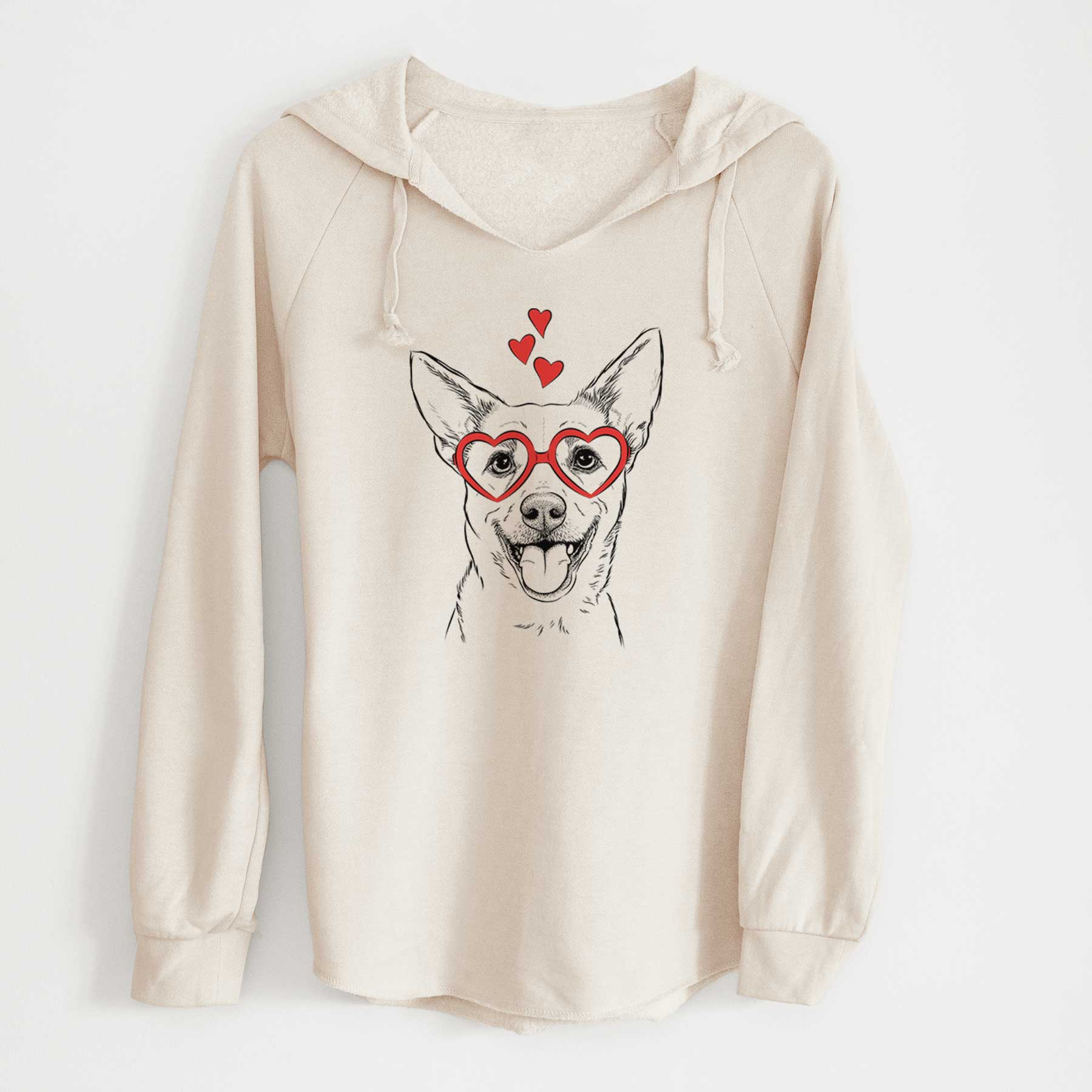 Valentine Dinghy the Mixed Breed - Cali Wave Hooded Sweatshirt