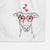 Diva the Greyhound Decorative Hand Towel