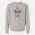 Valentine Diva the Greyhound - Unisex Pigment Dyed Crew Sweatshirt