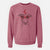 Valentine Diva the Greyhound - Unisex Pigment Dyed Crew Sweatshirt