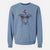 Valentine Diva the Greyhound - Unisex Pigment Dyed Crew Sweatshirt