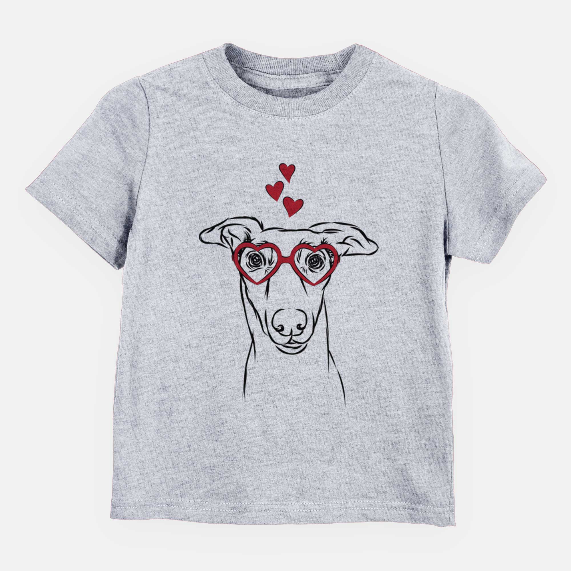 Valentine Diva the Greyhound - Kids/Youth/Toddler Shirt