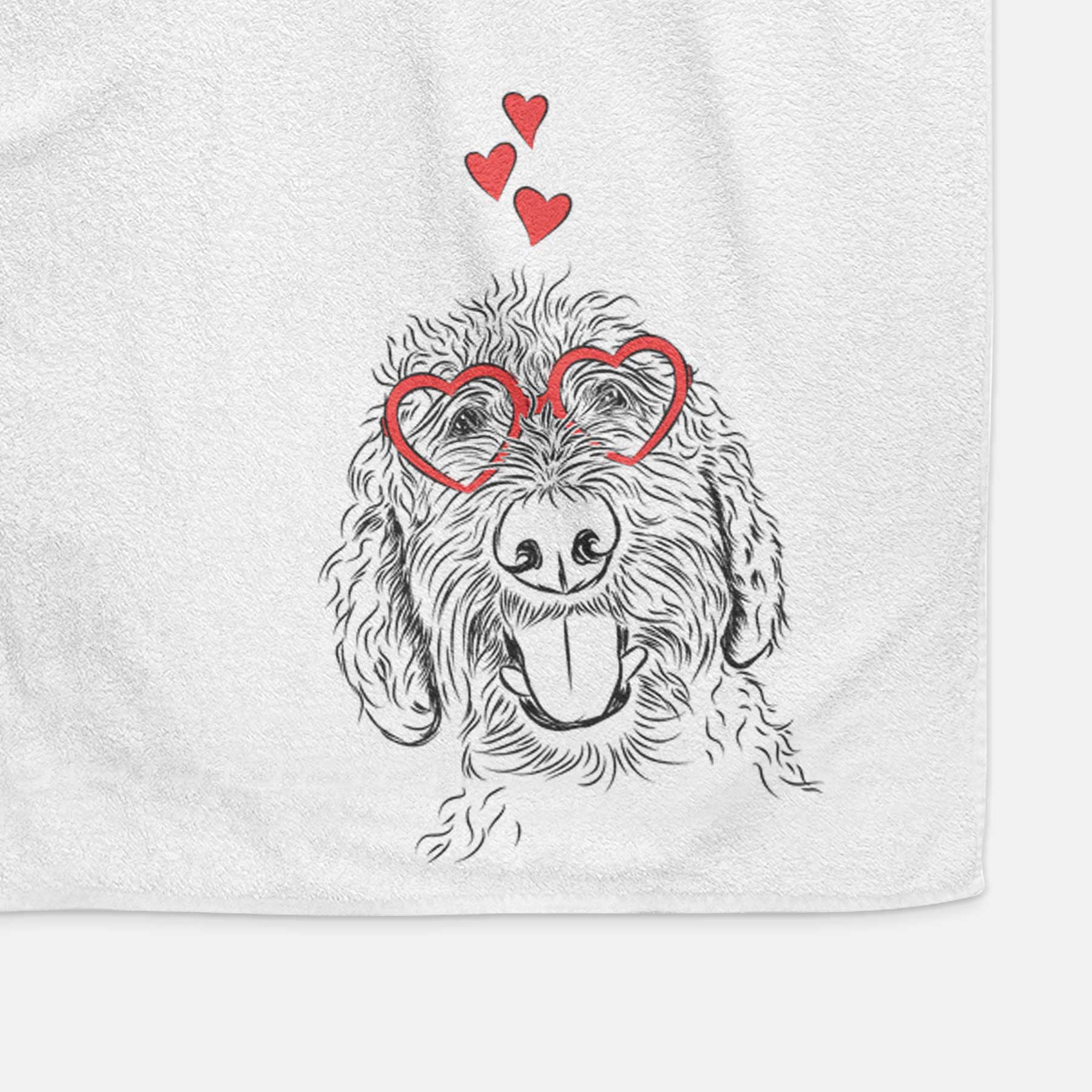 Dixie the Doodle Decorative Hand Towel