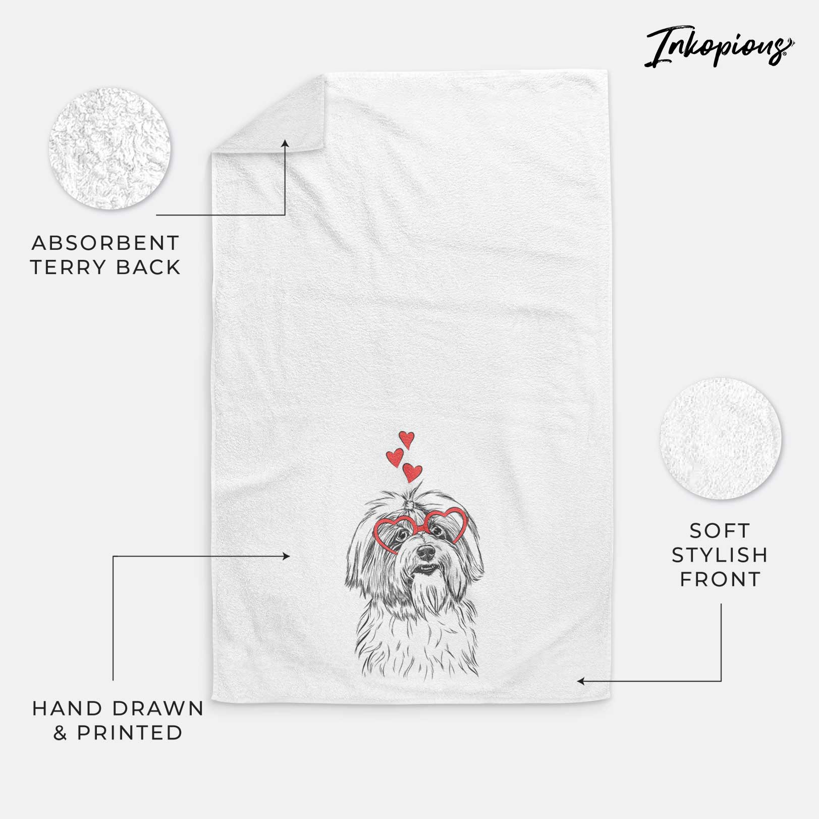 Dooley the Havanese Decorative Hand Towel