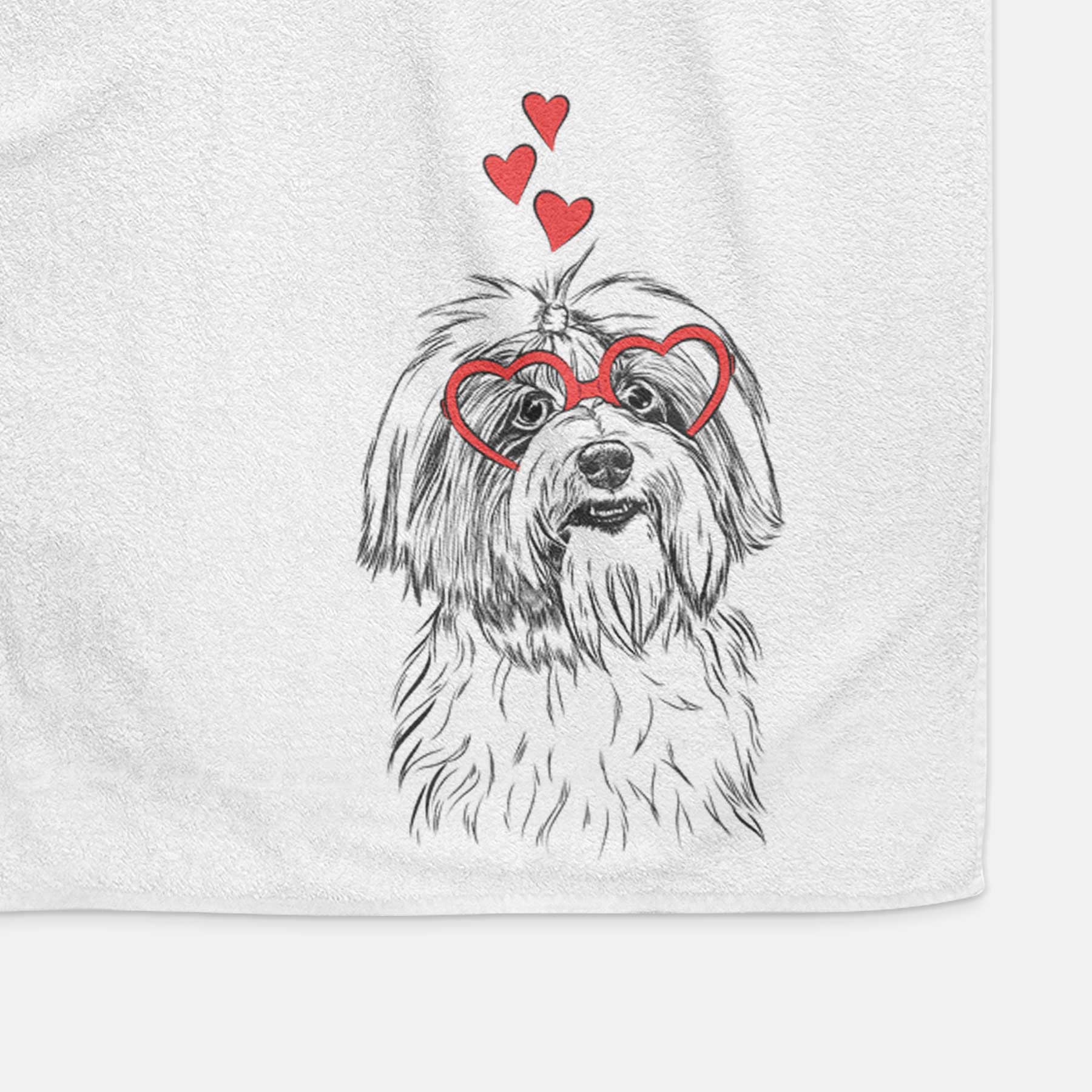 Dooley the Havanese Decorative Hand Towel