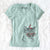 Valentine Dora the Tabby Cat - Women's V-neck Shirt