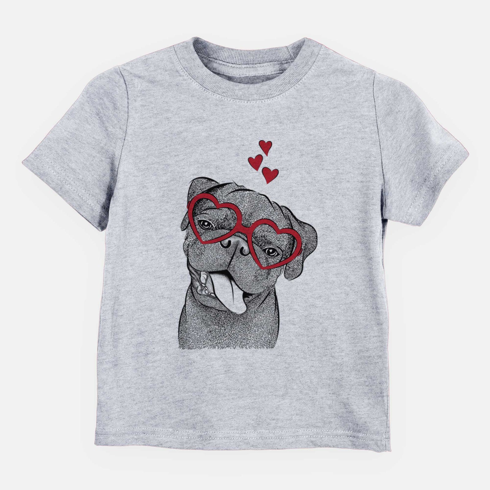 Valentine Dudley Danger the Pug - Kids/Youth/Toddler Shirt
