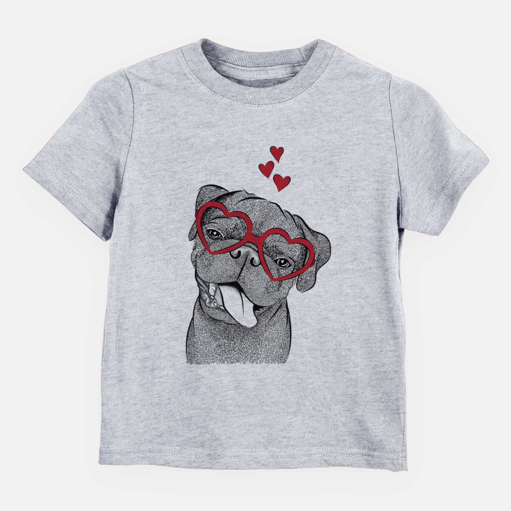 Valentine Dudley Danger the Pug - Kids/Youth/Toddler Shirt