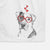 Duke the American Staffordshire Terrier Mix Decorative Hand Towel