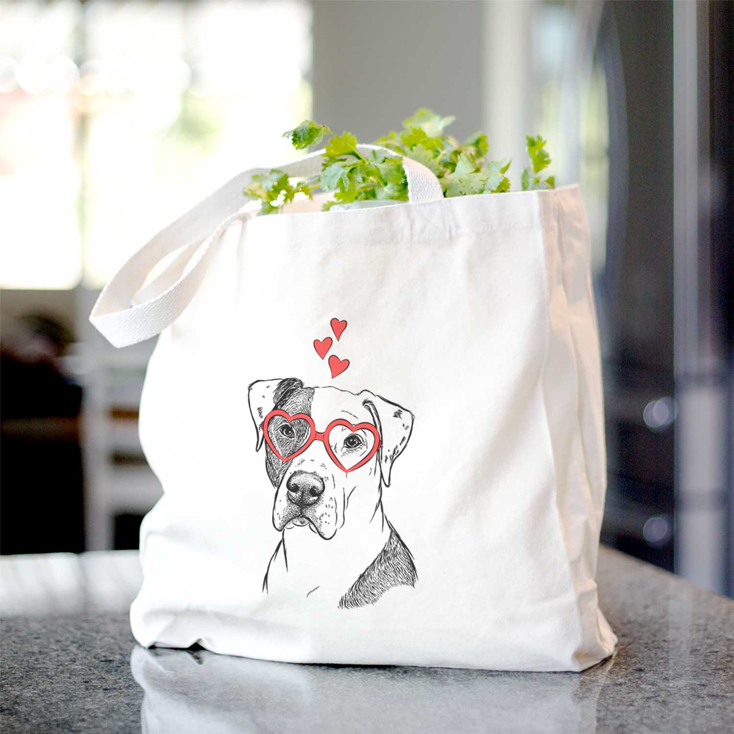 Duke the American Staffordshire Terrier Mix - Tote Bag