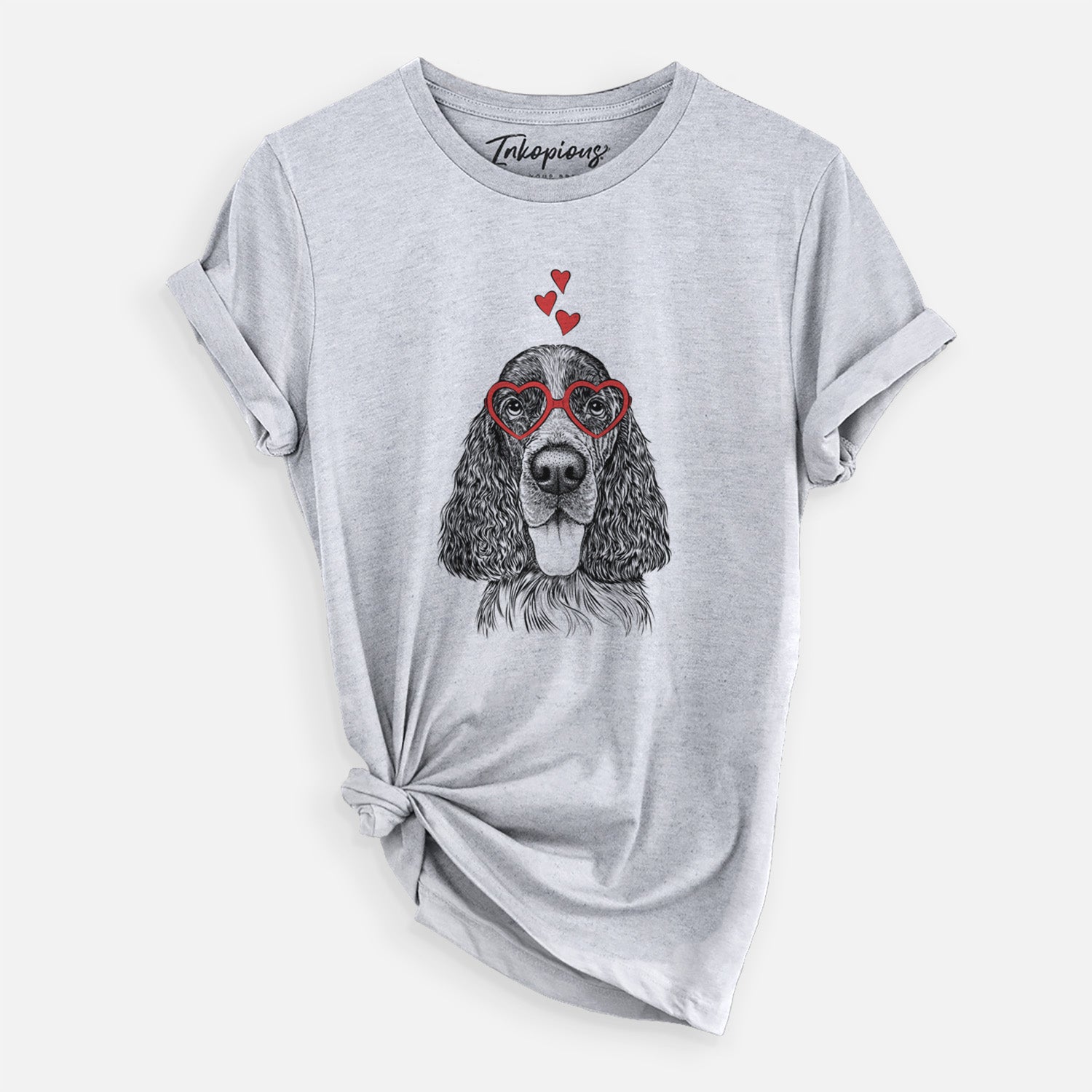 Valentine Duke the English Springer Spaniel - Unisex Crewneck