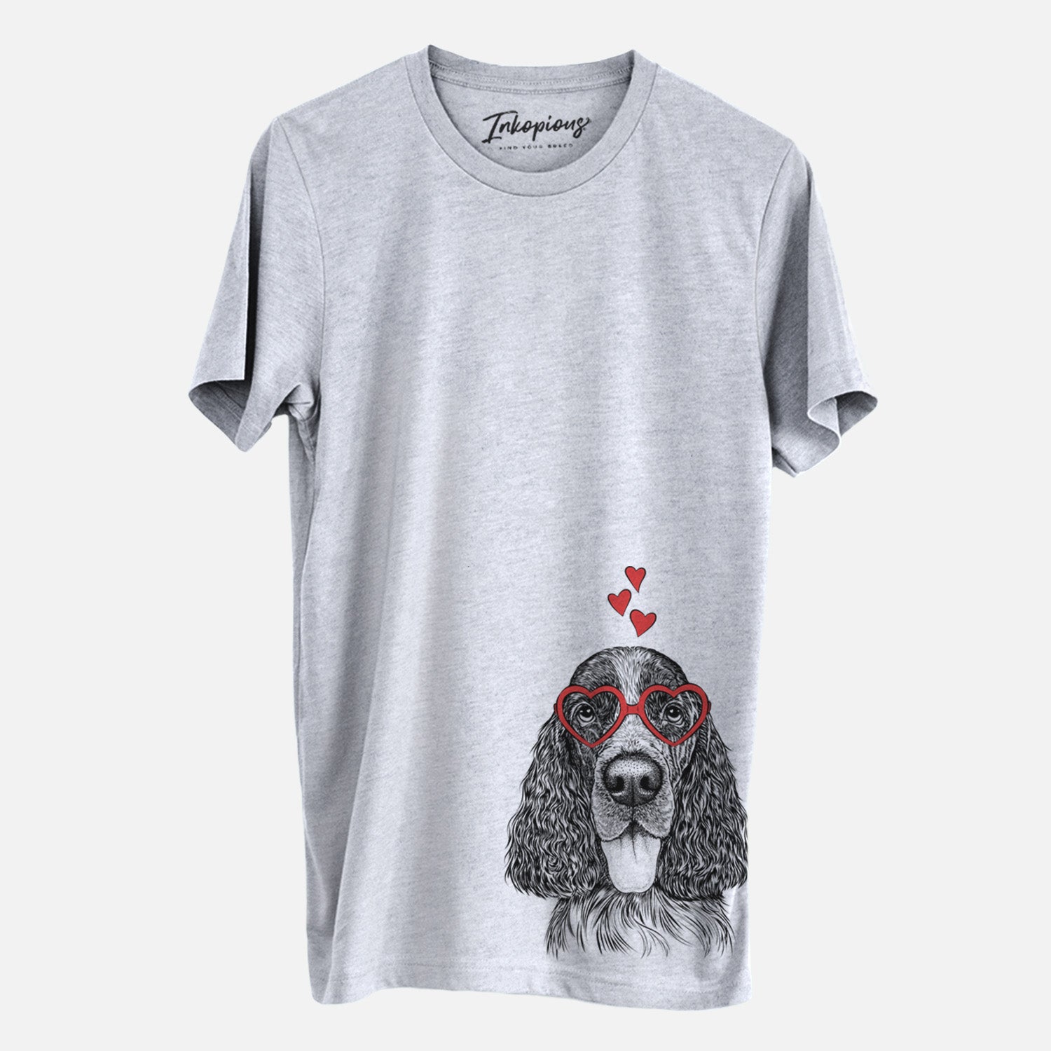 Valentine Duke the English Springer Spaniel - Unisex Crewneck