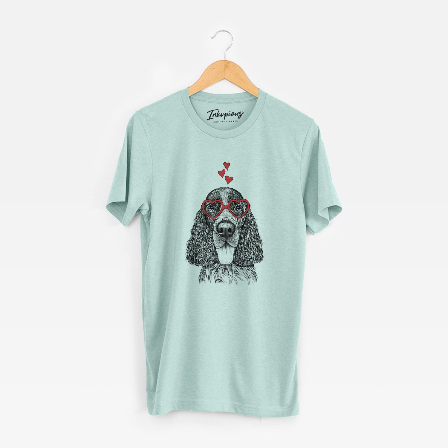 Valentine Duke the English Springer Spaniel - Unisex Crewneck