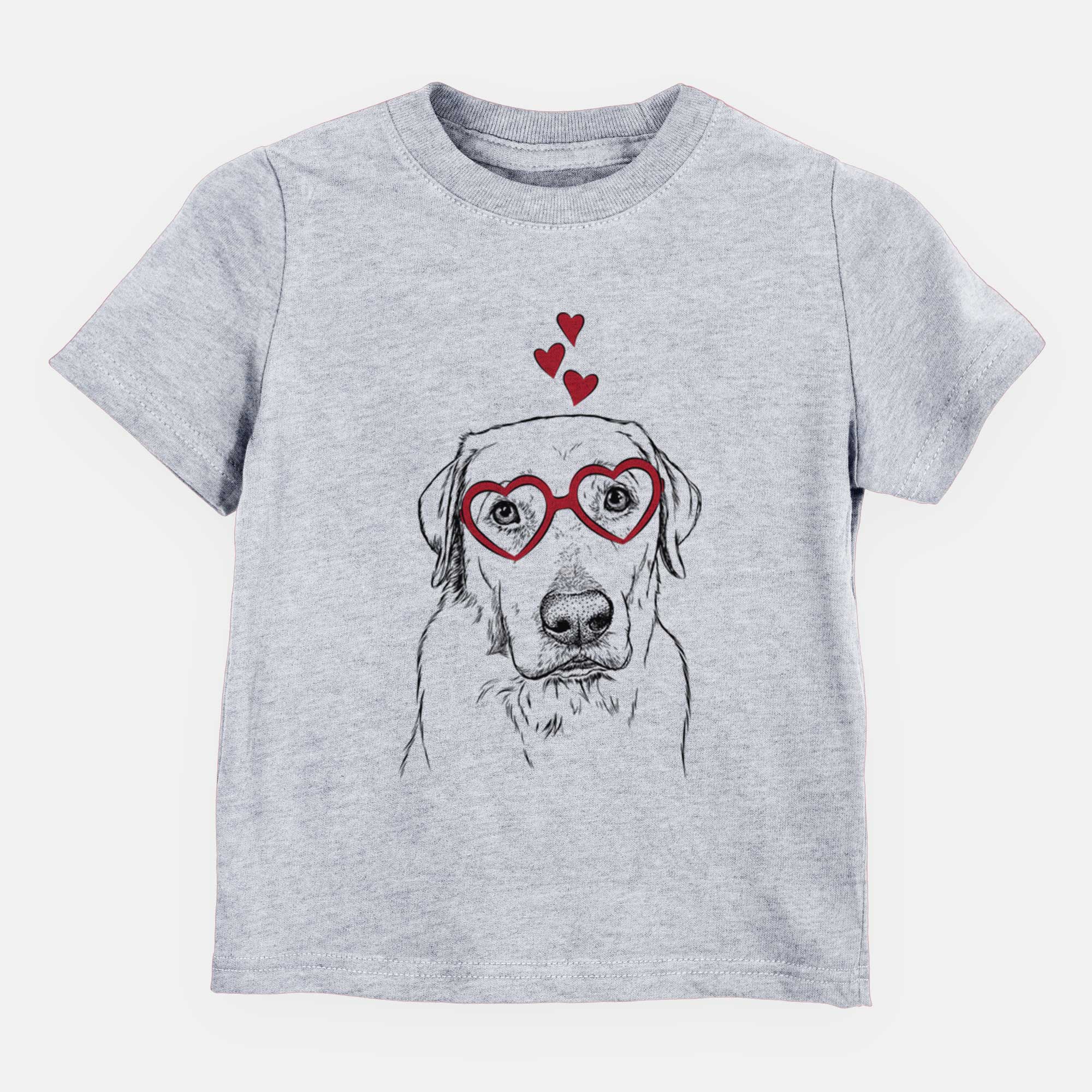 Valentine Duke the Yellow Lab - Kids/Youth/Toddler Shirt