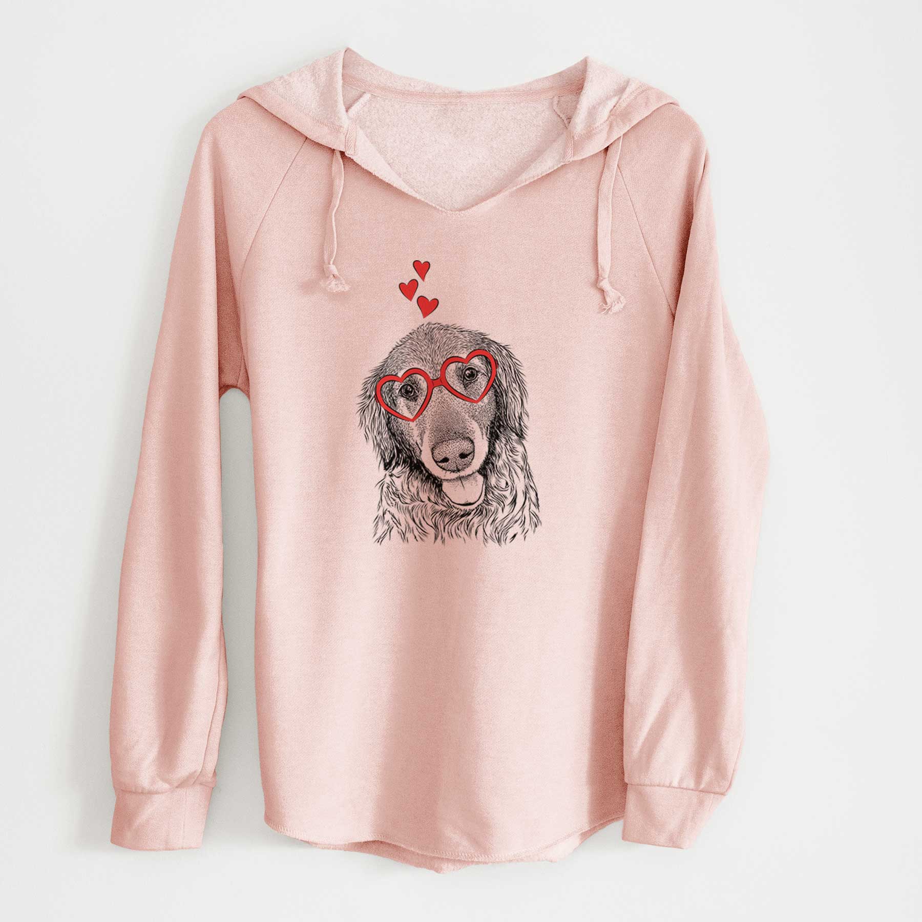 Valentine Duncan the Golden Retriever - Cali Wave Hooded Sweatshirt