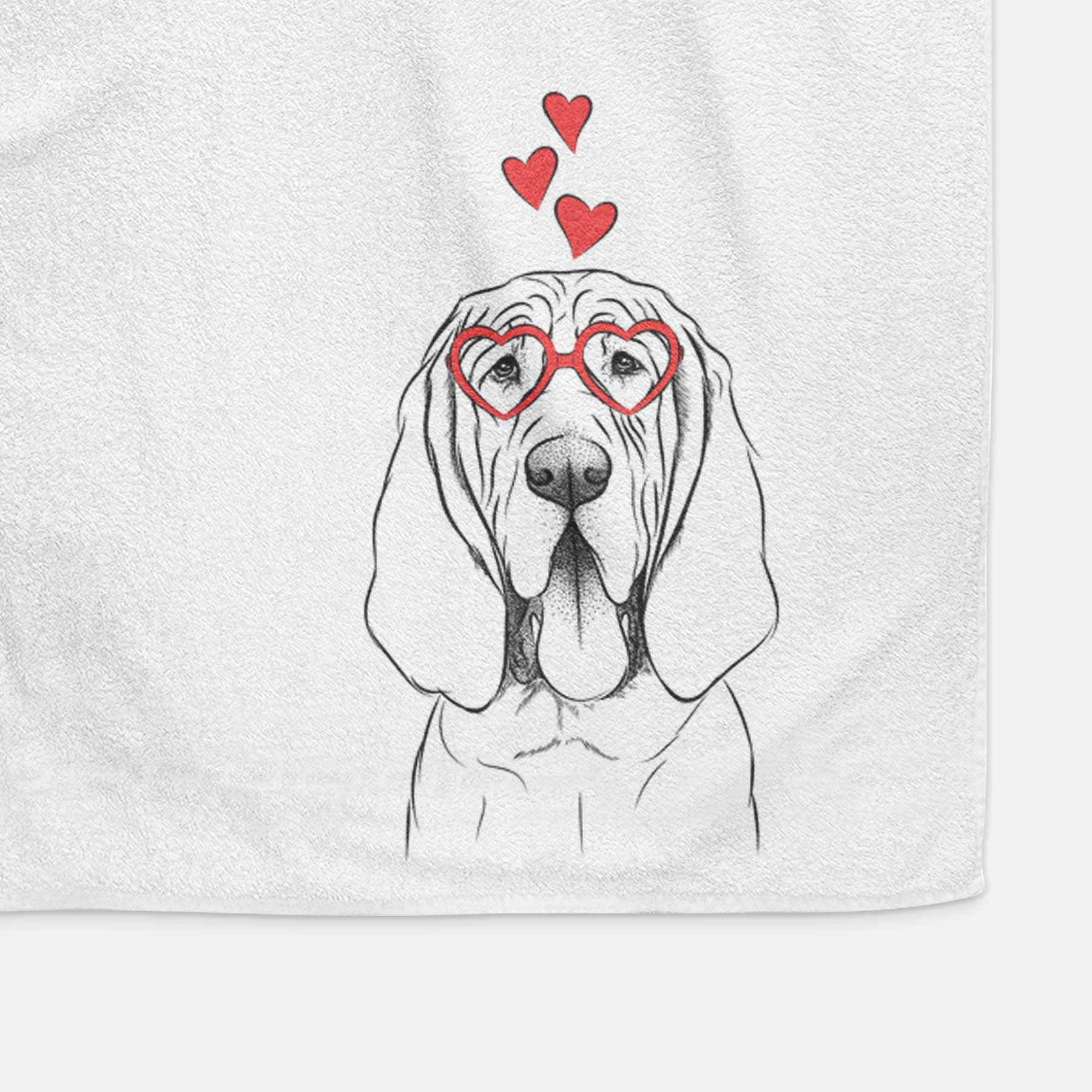 Earl the Bloodhound Decorative Hand Towel