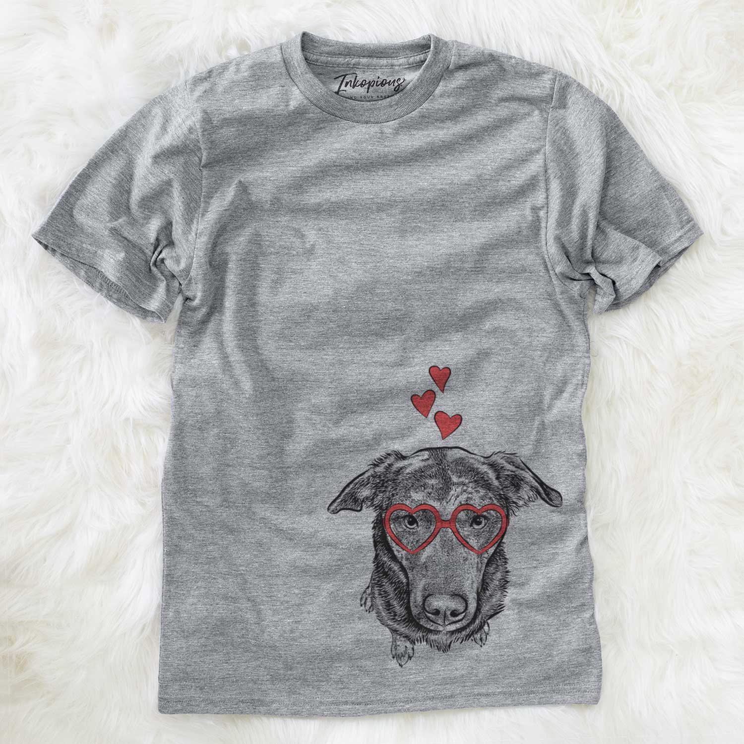 Valentine Echo the Pitbull Beagle Mix - Unisex Crewneck