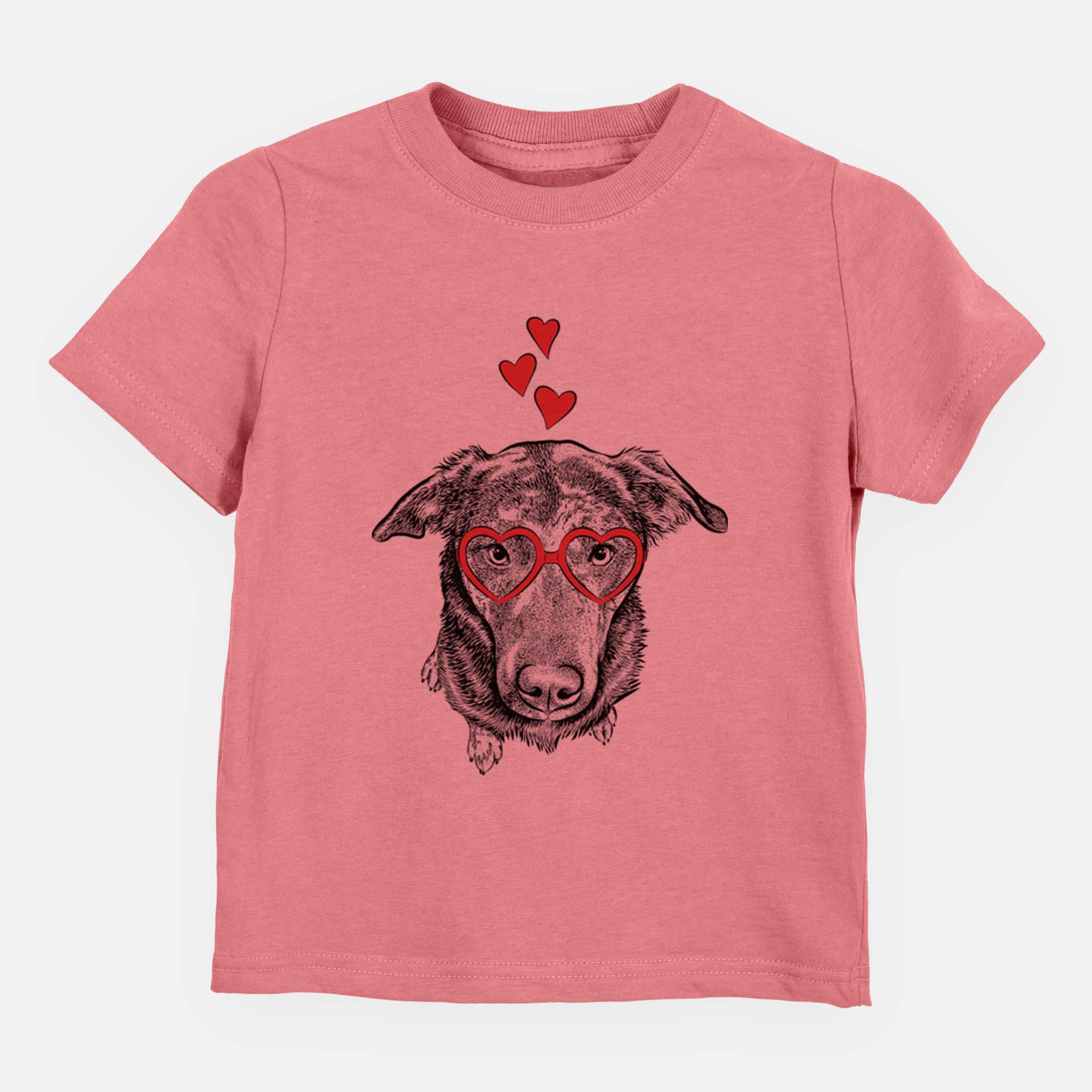 Valentine Echo the Pitbull Beagle Mix - Kids/Youth/Toddler Shirt