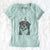 Valentine Eiger the Bernese Mountain Dog - Women's V-neck Shirt