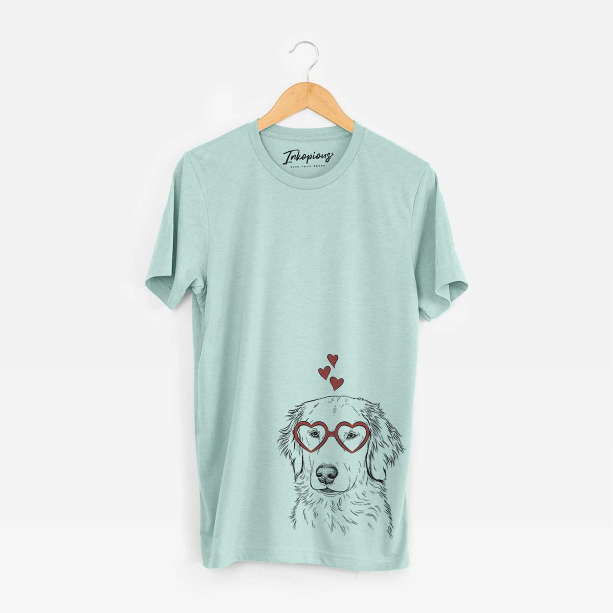 Valentine Eli the Golden Retriever - Unisex Crewneck