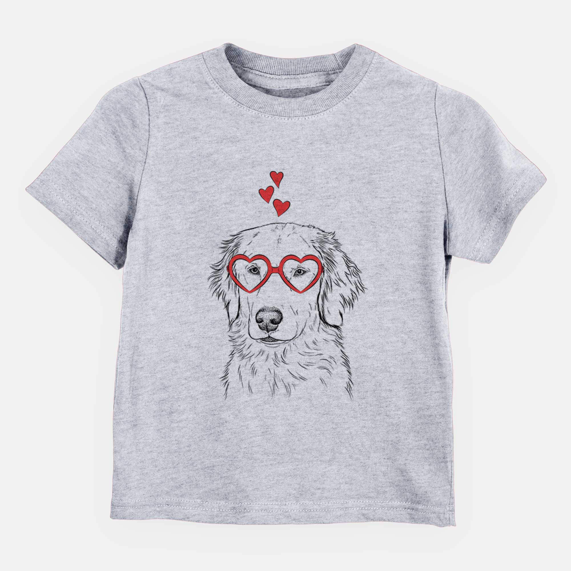 Valentine Eli the Golden Retriever - Kids/Youth/Toddler Shirt