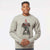 Valentine Eli the Great Dane - Unisex Pigment Dyed Crew Sweatshirt