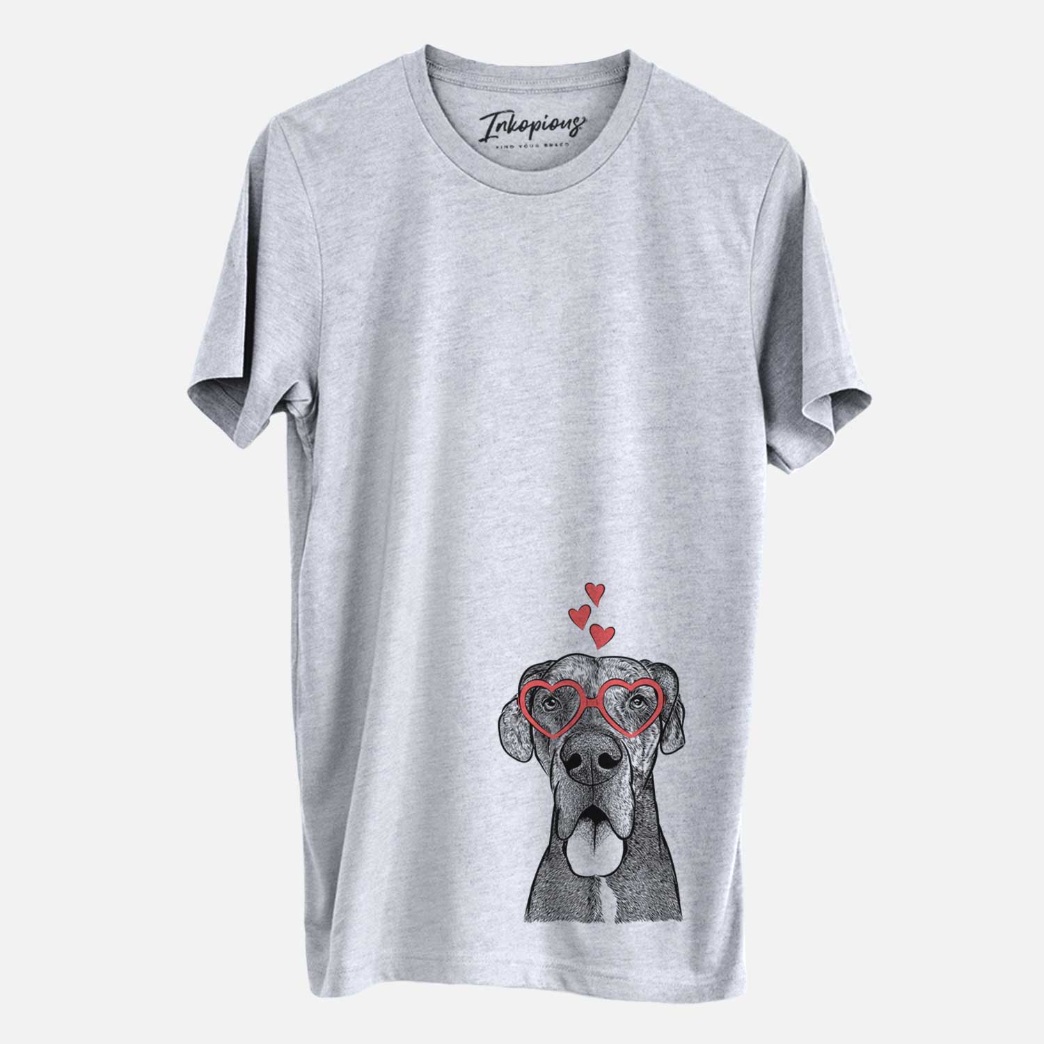 Valentine Eli the Great Dane - Unisex Crewneck