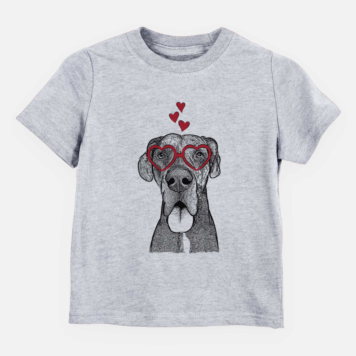 Valentine Eli the Great Dane - Kids/Youth/Toddler Shirt