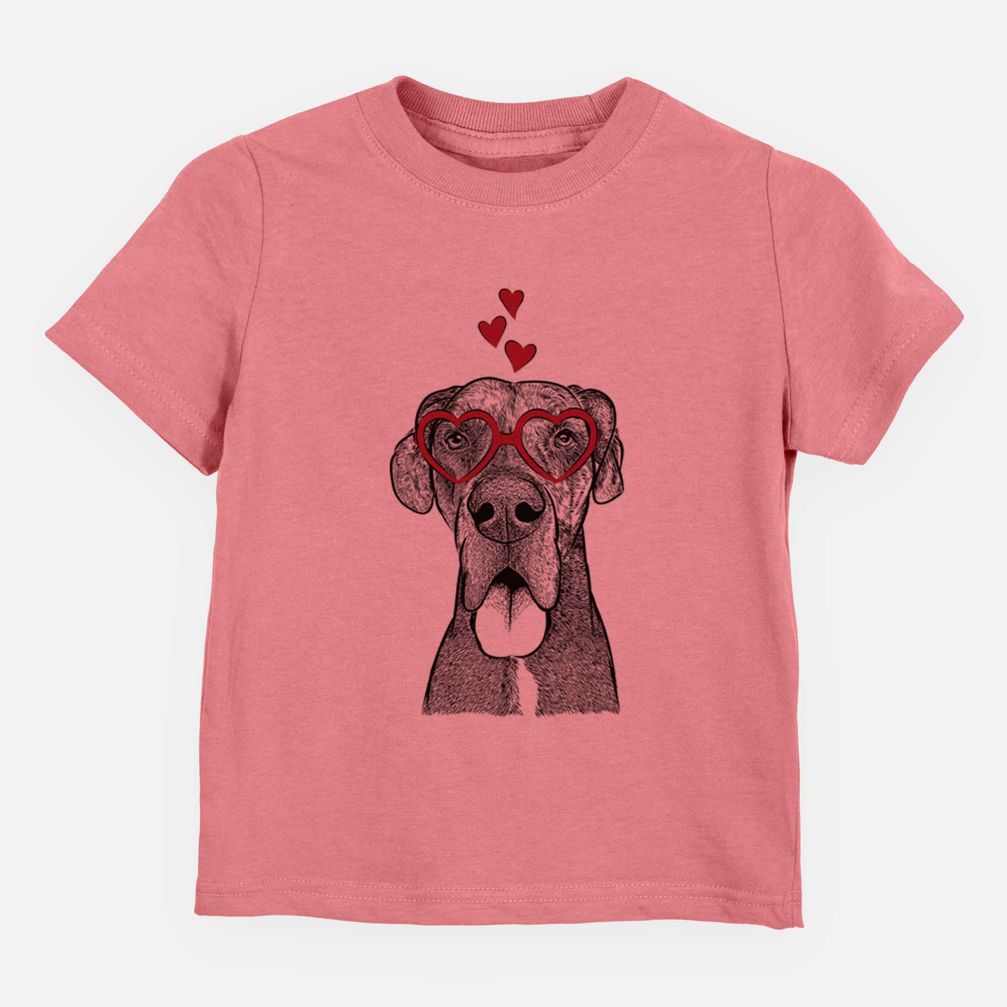 Valentine Eli the Great Dane - Kids/Youth/Toddler Shirt