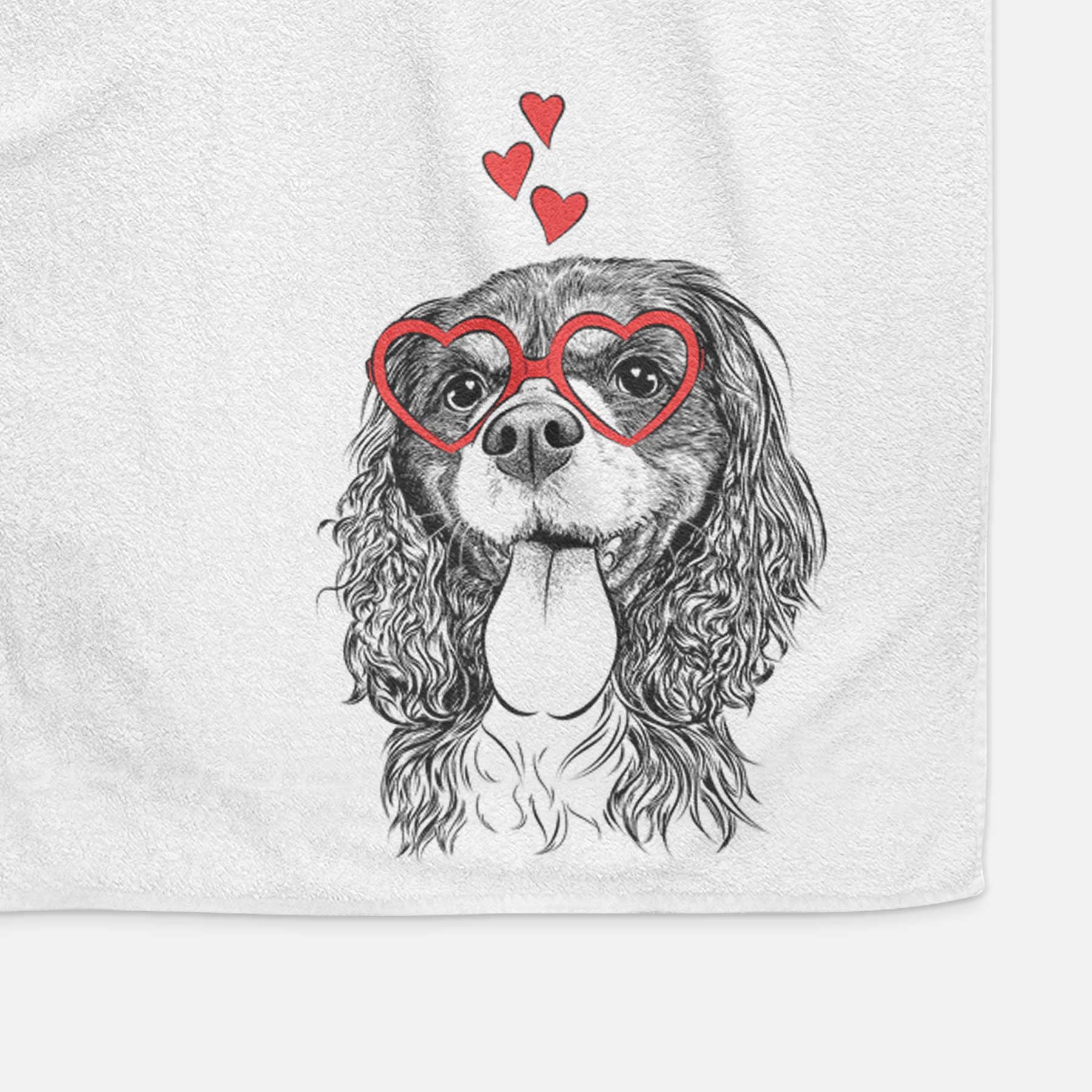 Elizabeth the Cavalier King Charles Spaniel Decorative Hand Towel