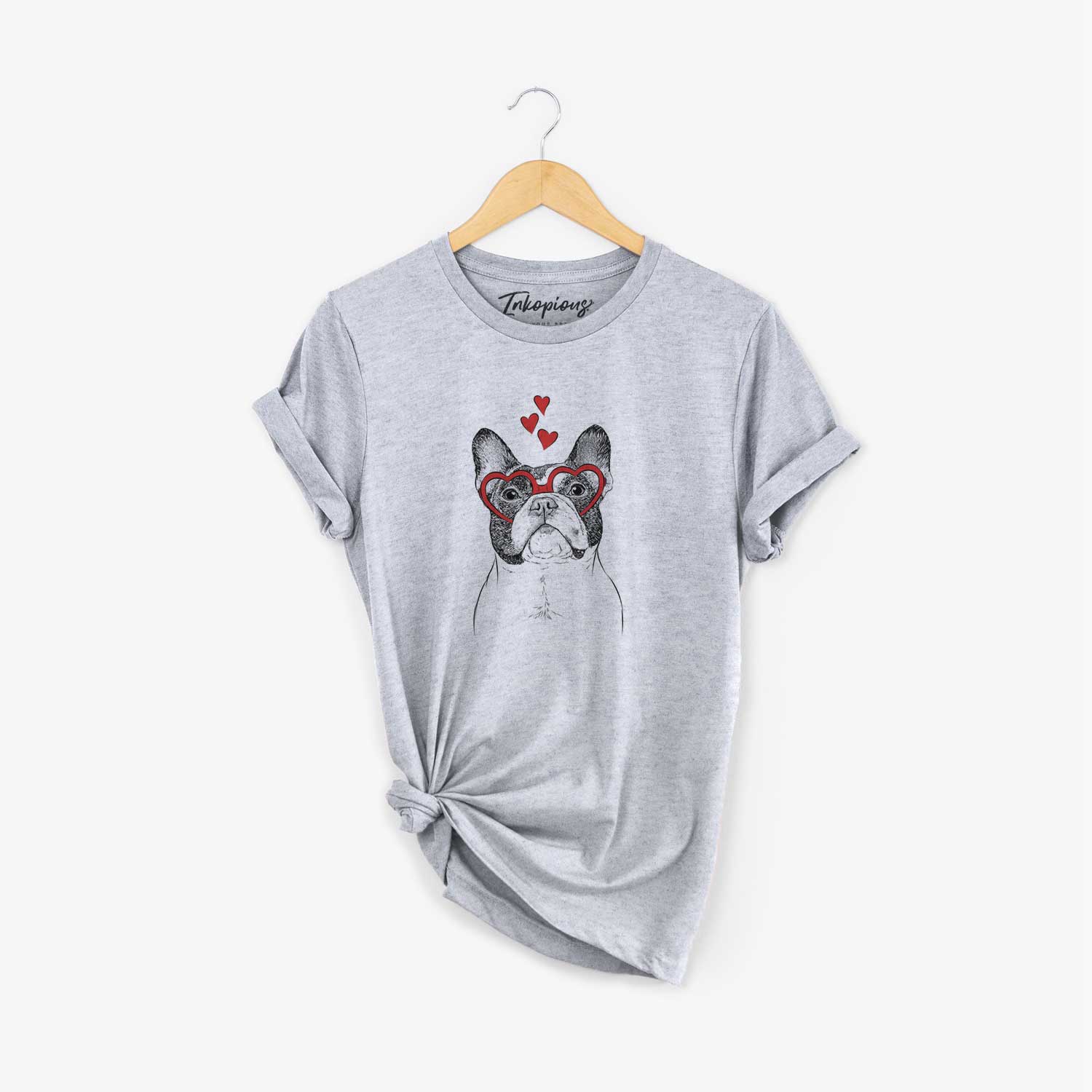 Valentine Ella the French Bulldog - Unisex Crewneck