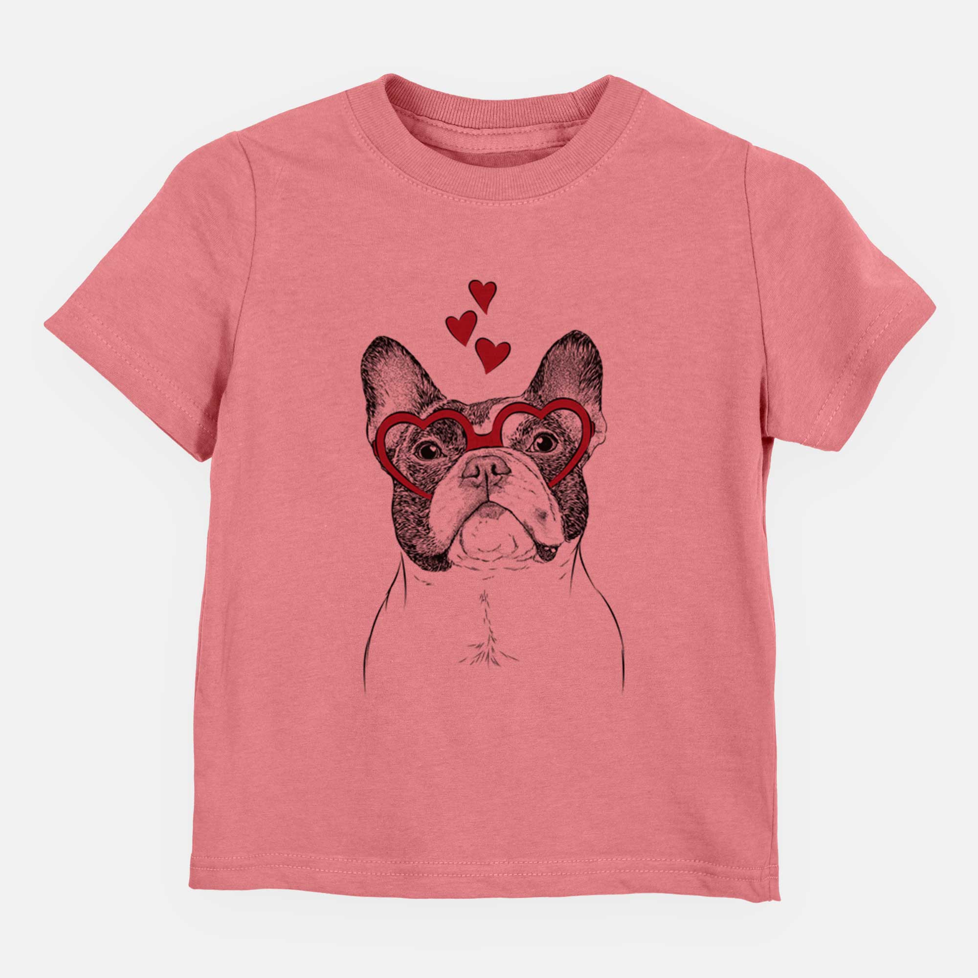 Valentine Ella the French Bulldog - Kids/Youth/Toddler Shirt