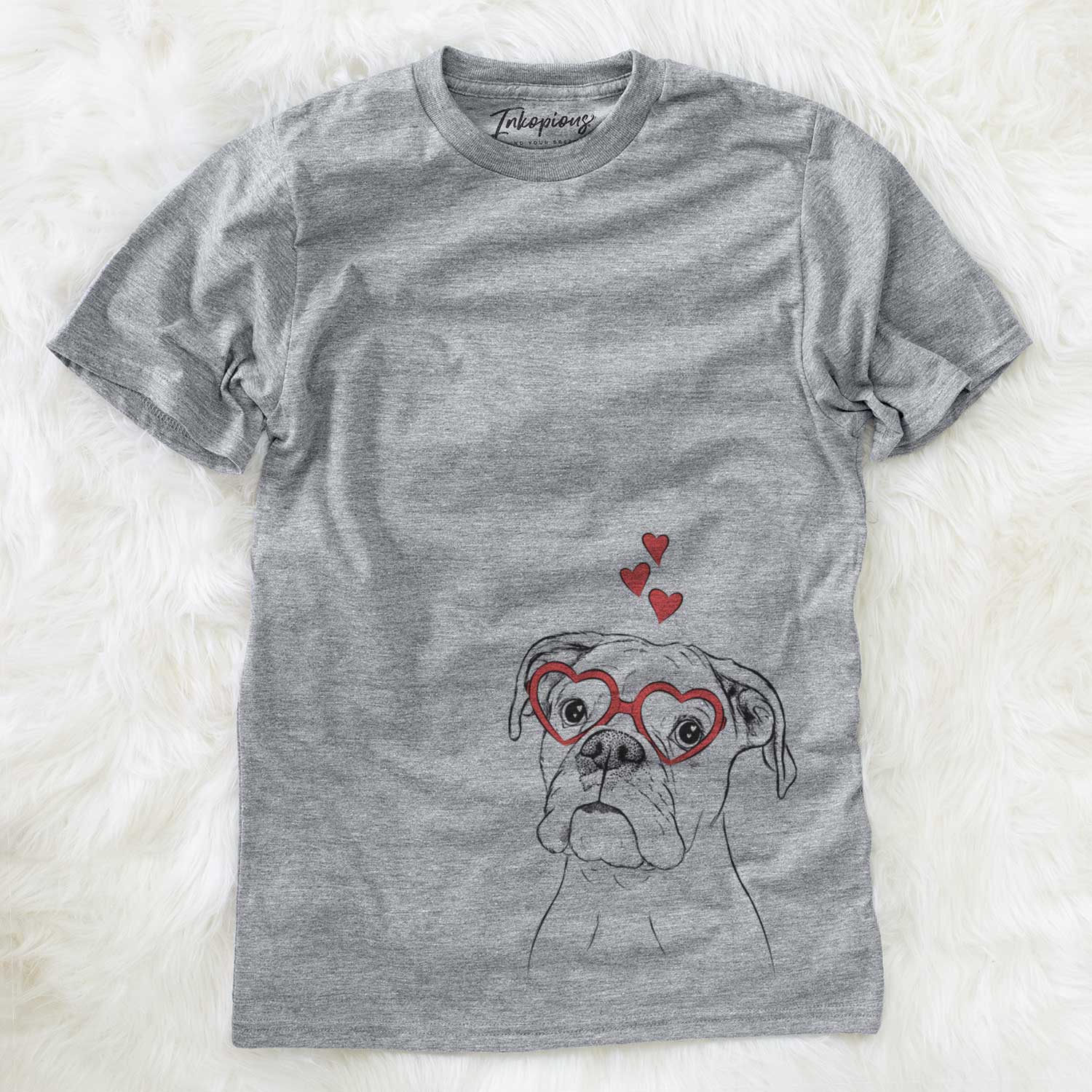 Valentine Ellie the Boxer - Unisex Crewneck