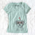 Valentine Elliott the Yorkiepoo - Women's V-neck Shirt